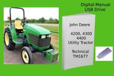 Trator utilitário compacto John Deere 4200 4300 4400 manual técnico veja Desc. comprar usado  Enviando para Brazil