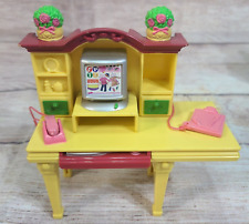 Used, Fisher Price Loving Family Children's Computer Desk Yellow Red Pink 2006 Mattel for sale  Shipping to South Africa