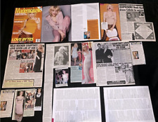 LOTE DE RECORTES DE REVISTAS Courtney Love artigos buraco banda de rock cantora, usado comprar usado  Enviando para Brazil