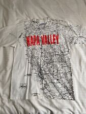 Usado, Camisa Vintage Napa Valley California Mapa Puntada Única Hecha en EE. UU. Talla Grande  segunda mano  Embacar hacia Argentina