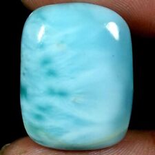 100% Natural Larimar/ Pectolite Cushion Cab A+ Wonderful 30.30Cts. 11x 24x 06mm, used for sale  Shipping to South Africa