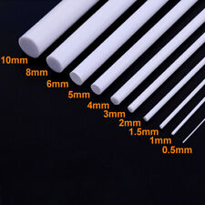 Barra redonda de plástico estireno ABS modelagem 250 mm comprimento 1 mm - 15 mm comprar usado  Enviando para Brazil