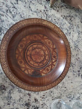Vintage wood plate for sale  Elgin