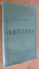 Lettres mme sevigne d'occasion  Langres