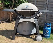Weber Q300 (Q3200) Gas BBQ with part full gas bottle and cover. for sale  SOUTHAMPTON