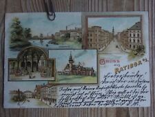 Ratibor  Schlesien  Oberschlesien Polen 1900 nach Straßburg Original Postkarte  gebraucht kaufen  Glücksburg