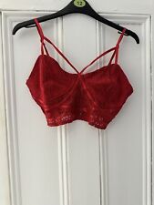 Missguided red bralette for sale  LINCOLN