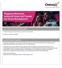 Cinemaxx gutscheine magenta gebraucht kaufen  Kamp-Lintfort