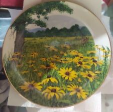 VTG Decorative Plate Royal Windsor Black Eyed Susan Wildflowers of the South Gol for sale  Shipping to South Africa