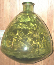 Grande Hermoso 18TX15" Con Grueso 9.1kg Emerald Green Vidrio Decoración Hogar, usado segunda mano  Embacar hacia Argentina