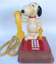 Vintage 1970s Peanuts Snoopy & Woodstock Push Button Telephone Western Electric for sale  Shipping to South Africa