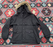 Rare Limited Edition Filson Hooded Double Mackinaw Cruiser Jacker Charcoal sz XL for sale  Seattle