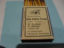 Streichholzschachteln herborne gebraucht kaufen  Buchholz i.d. Nordheide
