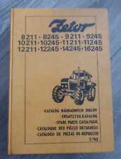 Używany, Zetor 8211 8245 9211 9245 10211 10245 11211 11245 12211 12245 Katalog części zamiennych na sprzedaż  Wysyłka do Poland