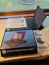 Open Box HP Productivity Jacket With Keyboard  for HP ElitePad , used for sale  Shipping to South Africa
