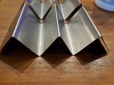 Usado, Paquete de 2 soportes de tacos apilables de acero inoxidable bandeja para lavavajillas horno seguro segunda mano  Embacar hacia Argentina
