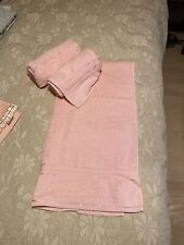 Pink towel set for sale  HARROW