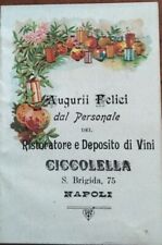 1902 calendario ristoratore usato  Roma