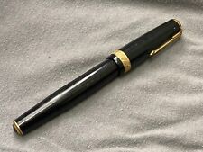 old fountain pen PARKER MAXIMA BLUE DIAMOND VACUMATIC black plastic for sale  Shipping to South Africa