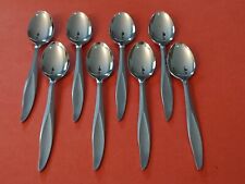 8 NASCO FLAMINGO-Montego Stainless TEASPOONS Japan MCM 6 1/8" FREE SHIP for sale  Shipping to South Africa