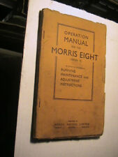 Morris eight drivers for sale  SLOUGH