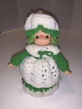 Boneca de crochê papel higiênico capa rolo verde branco  comprar usado  Enviando para Brazil