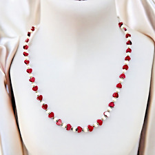 Heart necklace red for sale  Leavenworth