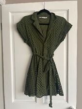 Zara green broderie for sale  LOUGHTON