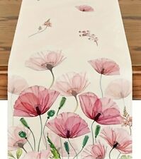 poppy table runner for sale  RUGBY