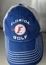 Florida Gators Golf Hat Cap Adjustable Logo Spellout Sewn NCAA Mesh Back, used for sale  Shipping to South Africa