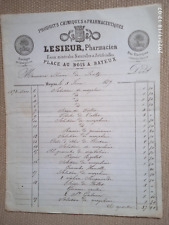 Old invoice 1879 d'occasion  Expédié en Belgium