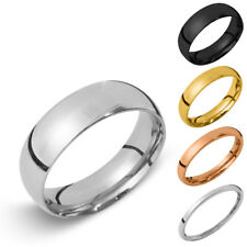Usado, Anillo de acero inoxidable anillo de pareja anillo de mujer anillo de hombre oro rosa plata negro segunda mano  Embacar hacia Argentina