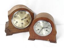 2 x  Cased Chiming Mantle Clocks. Smiths Enfield &  Guta. #5 for sale  Shipping to South Africa
