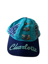 Gorra de sombrero vintage de los Charlotte Hornets rara de la NBA talla única segunda mano  Embacar hacia Mexico