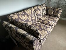 Aubergine patterned seater for sale  STONE