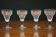 Conjunto de tigelas gravadas em uva copos de licor torradas cristal corte antigo década de 1900 comprar usado  Enviando para Brazil