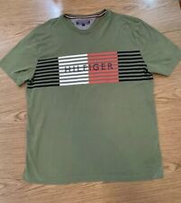 Usado, Camiseta original Tommy Hilfiger hombre y joven talla XXL verde segunda mano  Embacar hacia Mexico