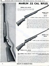 1947 anúncio impresso de rifle Marlin modelo 81-DL 81-C e A1-DL 22 calibre comprar usado  Enviando para Brazil