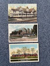 Postcards (3) Barnard's, Highland, Martinsville Sanitariums Indiana Mixed S4-27 for sale  Shipping to South Africa