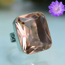 Morganite Gemstone 925 Sterling Silver Handmade Ring Jewelry in All Size, used for sale  Shipping to South Africa