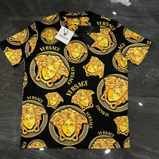 Usado, Camiseta masculina Versace preta e dourada americana todos os tamanhos comprar usado  Enviando para Brazil