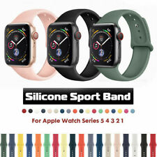 Usato, Cinturino orologio sportivo silicone Apple Watch Serie 5/4/3/2/1 42/44mm usato  Massa Lubrense