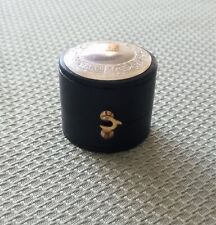 Caja de anillo de cuero superior de plata esterlina vintage - caja de joyeros - boda - VRB CO segunda mano  Embacar hacia Argentina