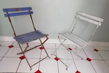 Petites chaises pliantes d'occasion  Marigny