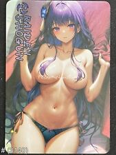 Usado, 🔥 # 3140 Raiden Shogun Genshin Impact Goddess Story Anime Waifu Card ACG 🔥 comprar usado  Enviando para Brazil