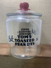 toms toasted peanuts jar for sale  Elberfeld