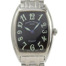 Relógios FRANCK MULLER Tonookabex 1752QZ Sunset prata mostrador preto aço inoxidável... comprar usado  Enviando para Brazil