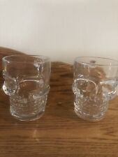 Two skull glasses for sale  Murrells Inlet