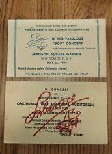 Liberace autographed concert for sale  Brooksville