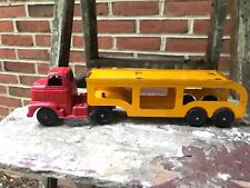 Vintage Tootsie Toy Car Transporter, Hauler, Truck Pressed Steel Toy Vehicle for sale  Carlisle